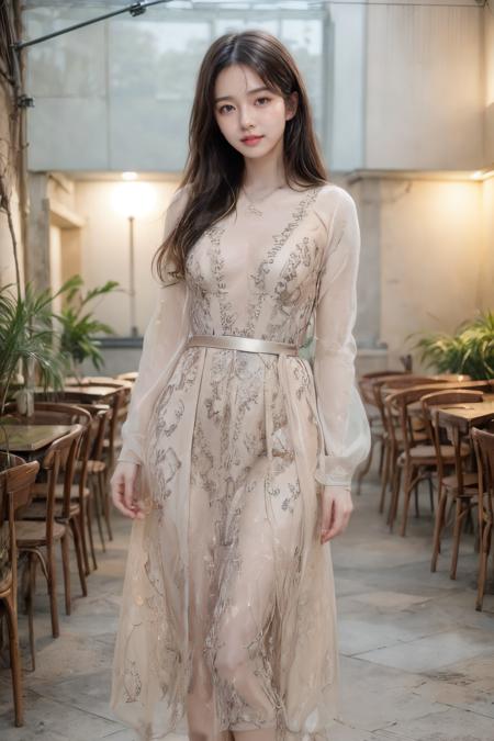 tulle lace dress (薄紗蕾絲洋裝)