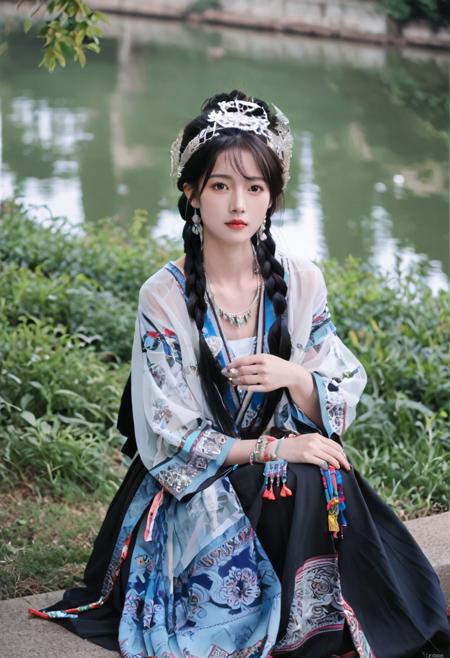苗元素衣服SDXL|Hmong Elements costume