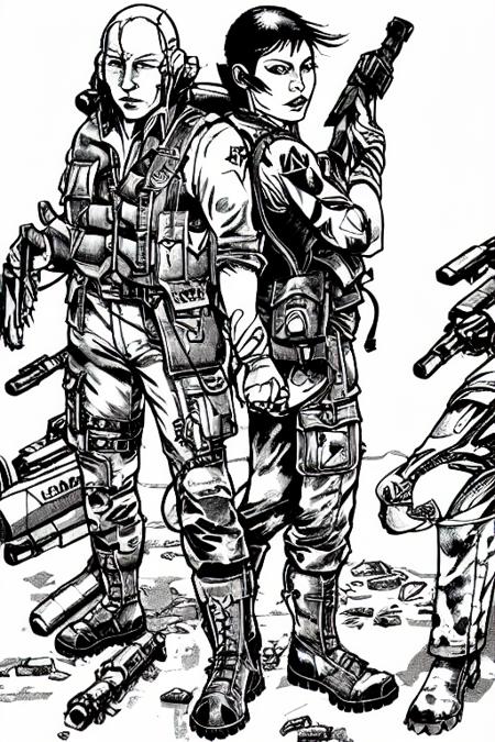 The Mechwarrior RPG Art 1990's