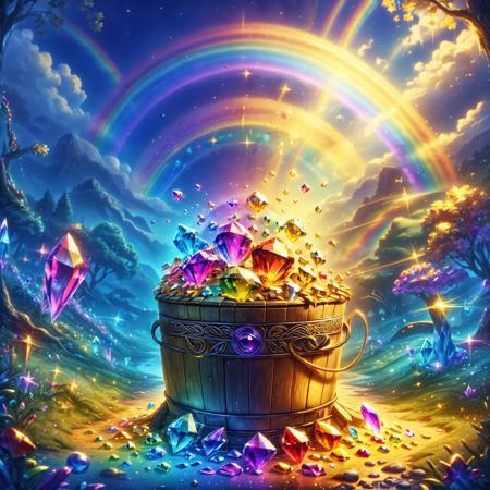 Bucket gold under the rainbow [SD + XL]
