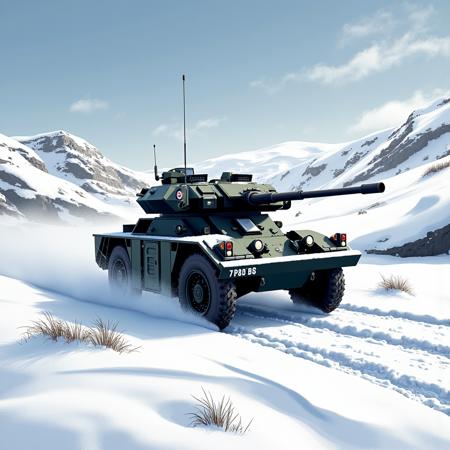 FV721 Fox Armoured Reconnaissance Vehicle (Flux)