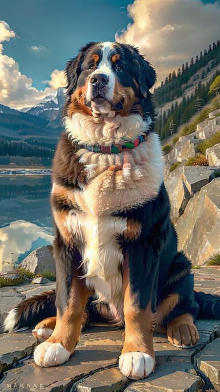 [LoRA] Bernese Mountain Dog (Pony & SD 1.5)