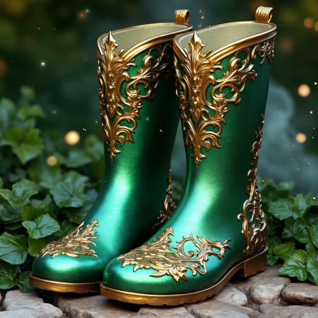 DnD Emerald and Gold Fantasy