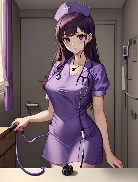 Purple Nurse Outfit