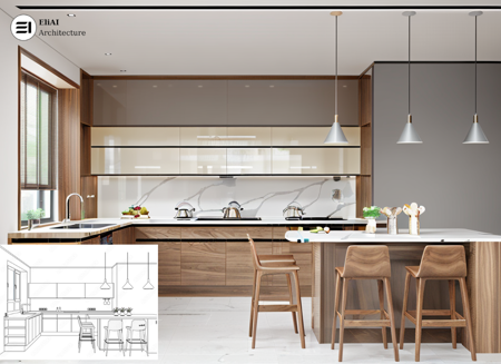 EliAI Neoclassic Wood Interior