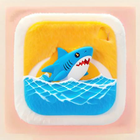 Plush square icon 毛绒方圆图标