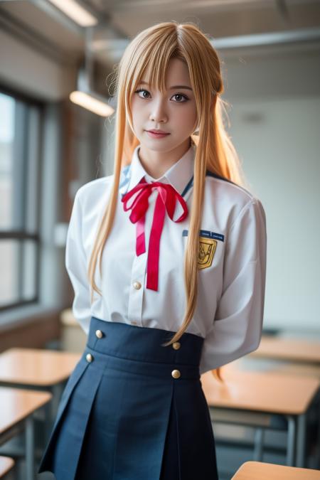 刀剑神域 结城明日奈 校服 yuuki asuna school uniform