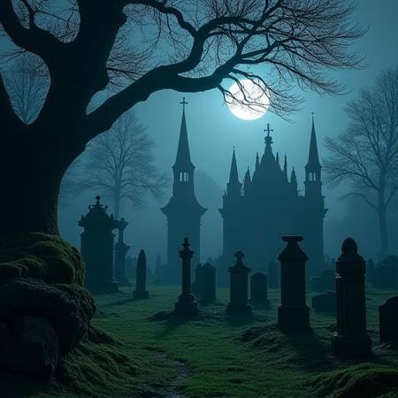 Haunted Streets of Highgate: A Gothic Cemetery Lora