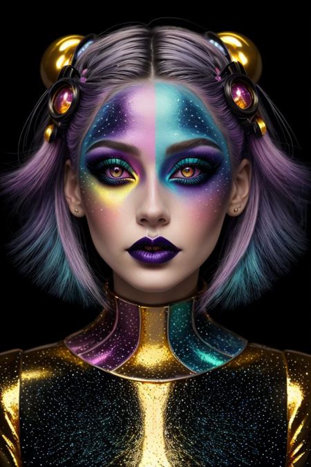 Celestial Chromatic with Bodypaint: A Symphony of Light and Color ?✨?