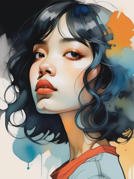 FRESH IDEAS@Watercolor figures