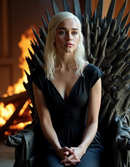 Emilia Clarke as Daenerys Targaryen - LORA  - FLUX and PONY ?