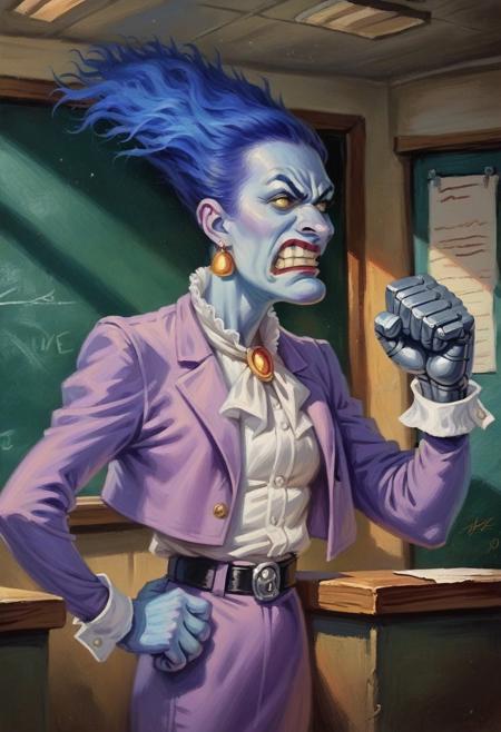 Headmistress Crone (Gravedale High, 1990)