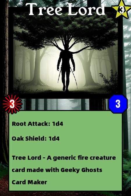Geeky Ghost CCG Card Maker