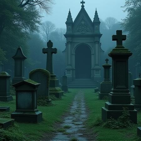 Haunted Streets of Highgate: A Gothic Cemetery Lora