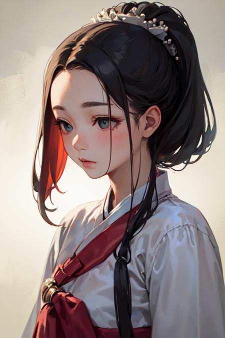 Female Noble Class Hanbok - Korea Clothes