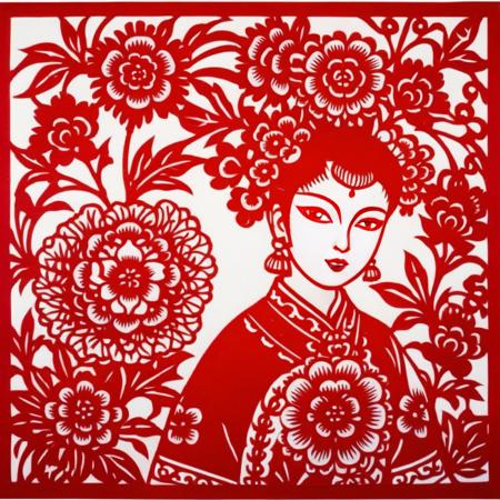 Chinese paper-cutting Style | SDXL