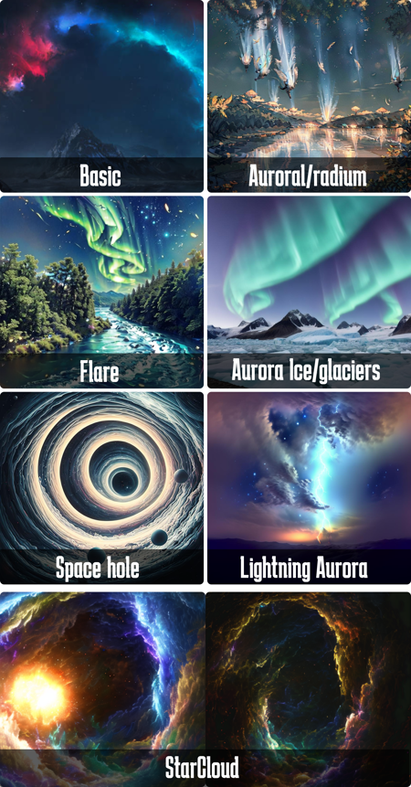 Auroral Background版本Lightning Auroral (ID: 101414)