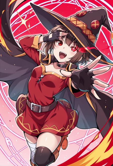 Megumin ~ KonoSuba (Kono Subarashii Sekai ni Shukufuku wo!) [2 Outfits]【Illustrious+Pony】