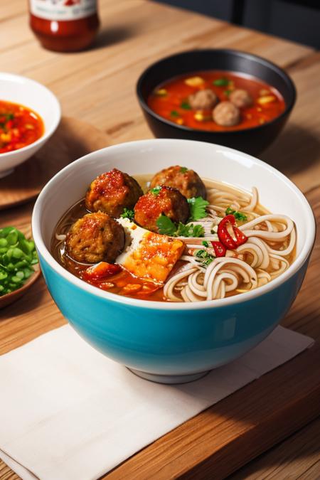 Bakso (Meat Balls Soup) - Indonesian Dishes