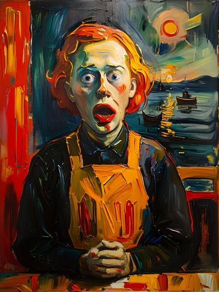 style of Edvard Munch [SDXL] 115版本v1.0 (ID: 496956)