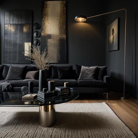 MM2 Black style Living room