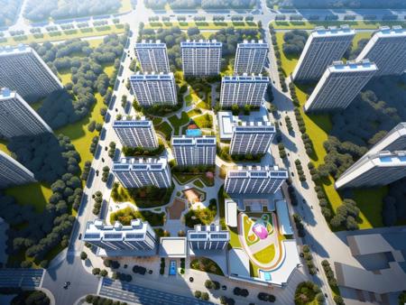 住宅鸟瞰lora模型