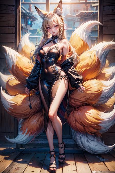 九尾狐女孩 Nine tailed Fox Girl