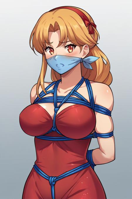 (IllustriousXL/PonyXL) Over the Nose Gag with Visible Lips版本Pony V1 (ID: 565489)