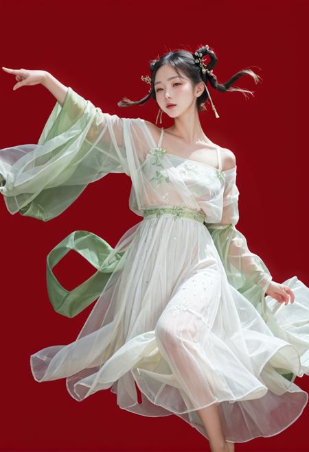 0756 green silk hanfu版本v1.0 (ID: 624546)
