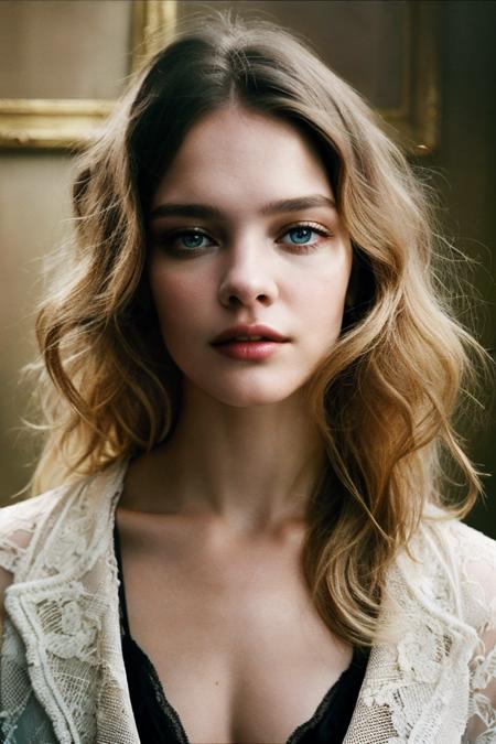 Young Natalia Vodianova: Russian model