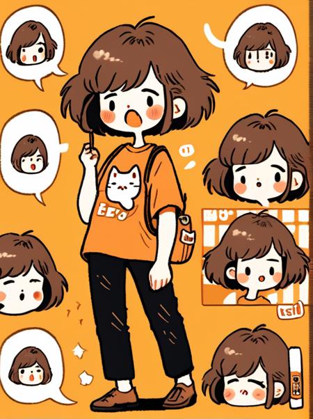 [Lah] Cute Social | SDXL & SD1.5