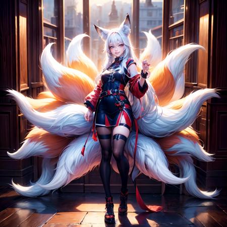 九尾狐女孩 Nine tailed Fox Girl