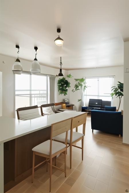 日本の住宅のLDK (living room & dining room & kitchen) SD15