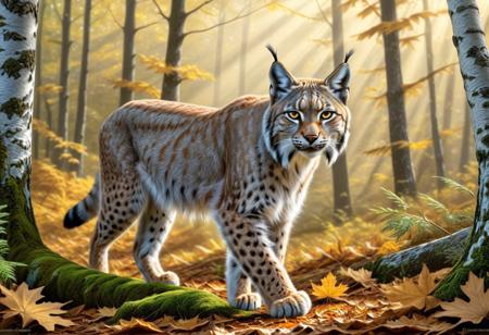 the animals in the forest