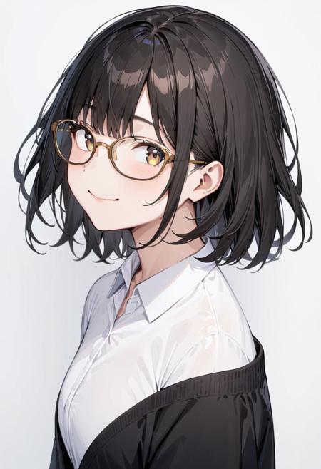 oval cell frame glasses SDXL