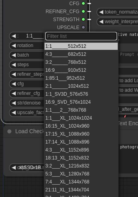 ComfyUI  Selector / Recourse Custom Nodes