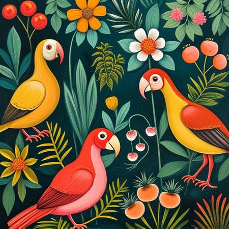 style of Henri Rousseau [FLUX] 128