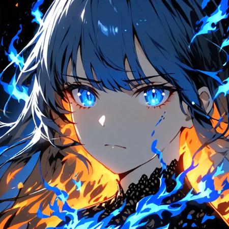 multiple-color flames LoRA [FLUX+XL+Pony]