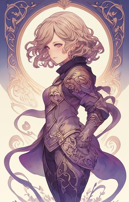 Anime Tarot effect of a complex armor - tangbohu [SDXL] 33