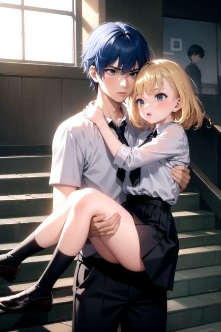 School stairs