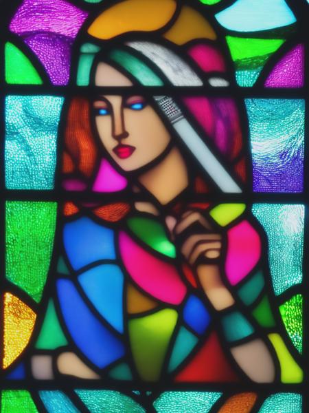 Stained Glass Portrait