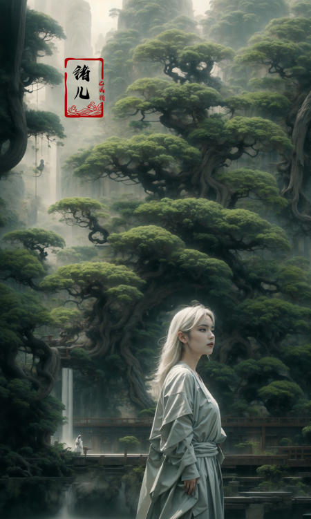 绪儿-【古风松】【 Gufeng pine 】 theme scenery
