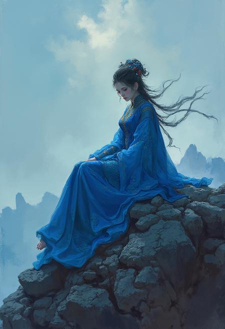 zhongfenghuaStyle_FLUX_ Lora | 厚涂笔触_FLUX版_ Lora