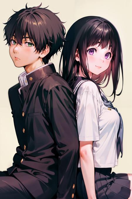 oreki x chitanda (Hyouka) 折木 x 千反田 （冰菓）版本v1.0 (ID: 138906)