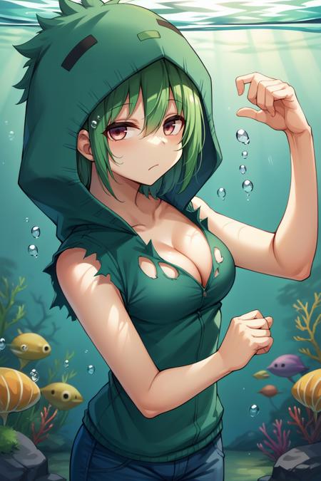 Zombie (Mob Talker/Minecraft) SDXL LoRA [Pony Diffusion]