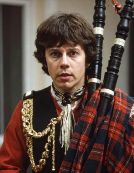 Frazer Hines, as 2nd Doctor Who companion Jamie McCrimmon