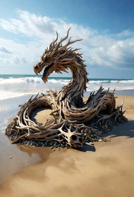Driftwood Detailed Art - Dream Diffusion - By DICE
