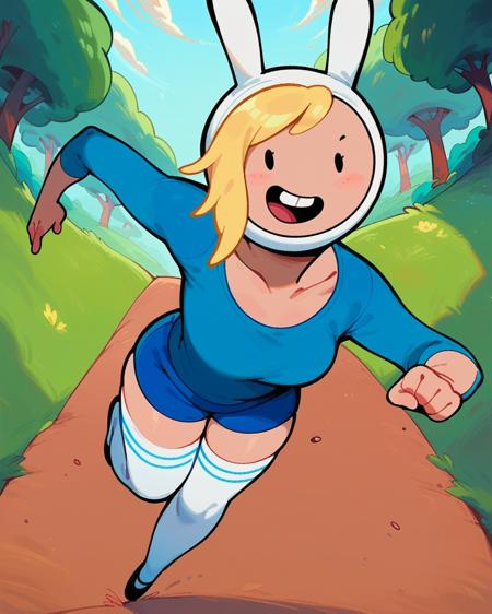 Fionna the Human - Adventure Time (Character) [Illustrious + PonyDiffusionXL]