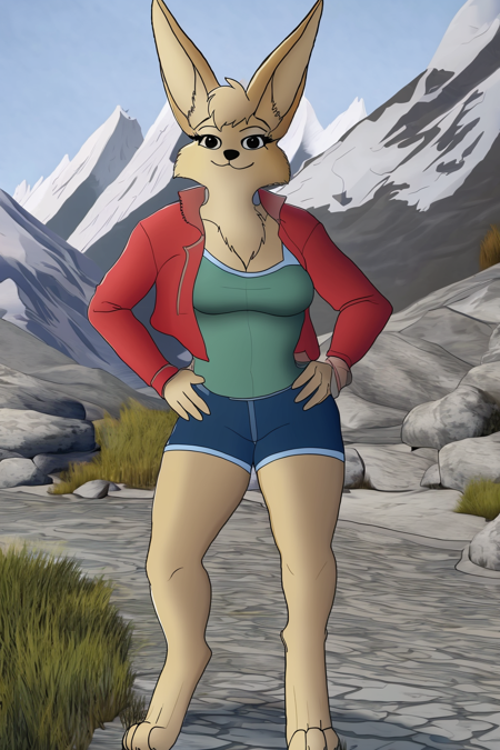 A Fox in Space - Art Style LORA