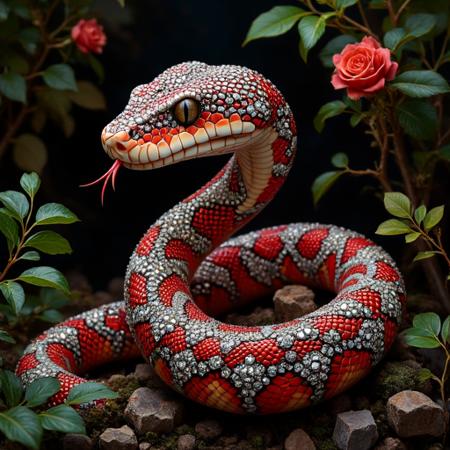 Jeweled Serpent Elegance